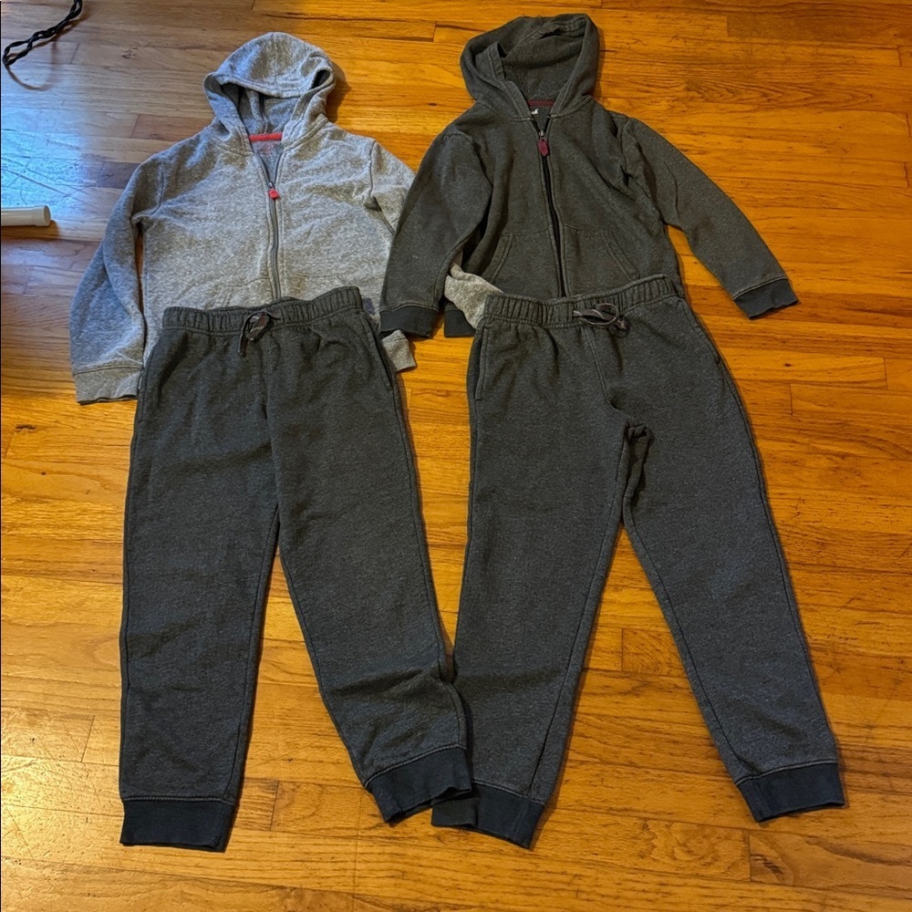 Cat & Jack Sweatpants and Zip Up